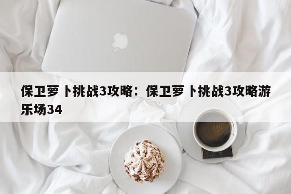 保卫萝卜挑战3攻略：保卫萝卜挑战3攻略游乐场34